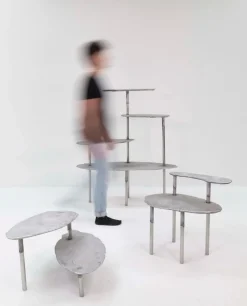 Regal aus Aluminium von Studio Julien Manaira