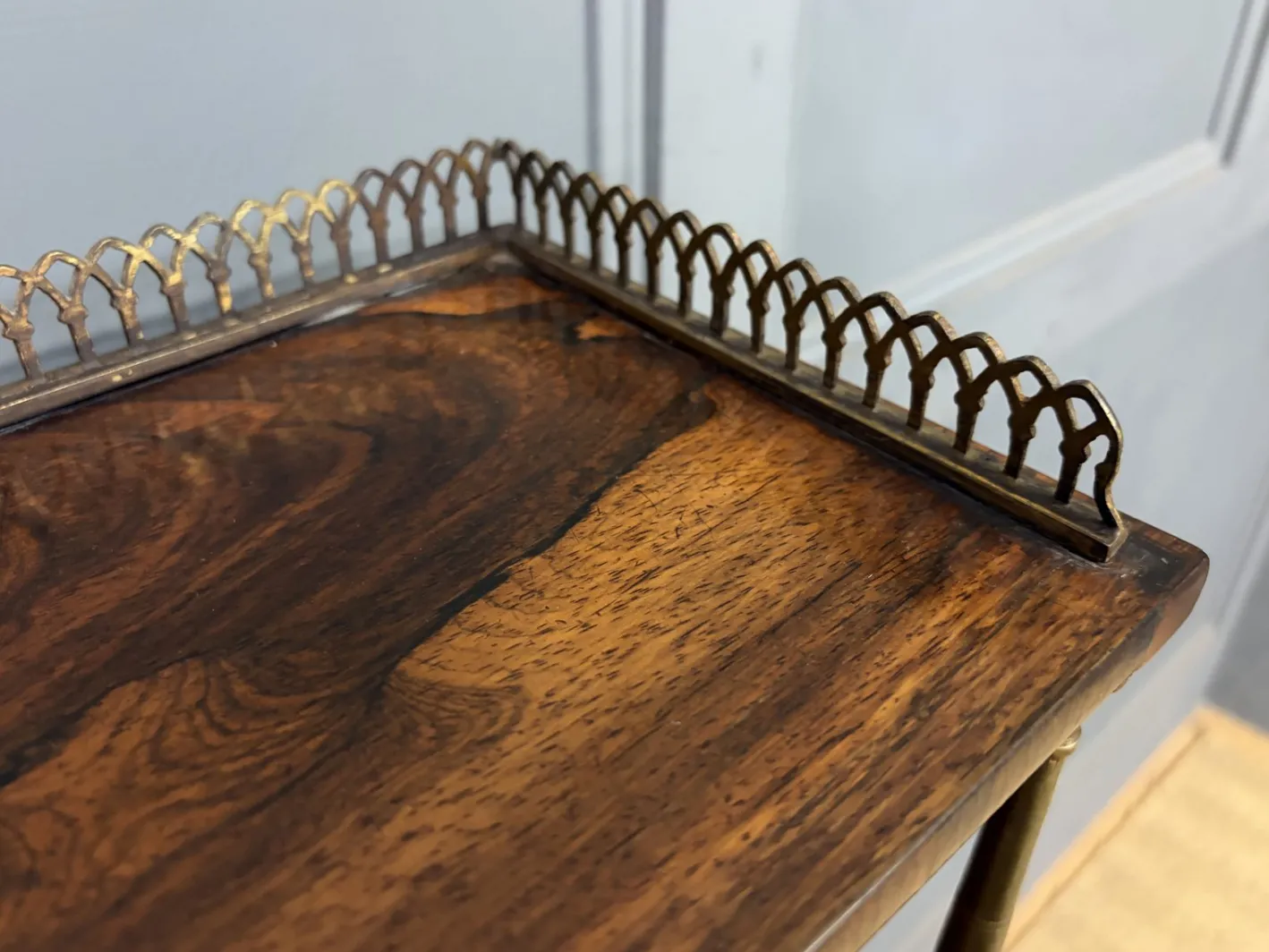 Regency Palisander Nachtschränke, 1810, 2er Set