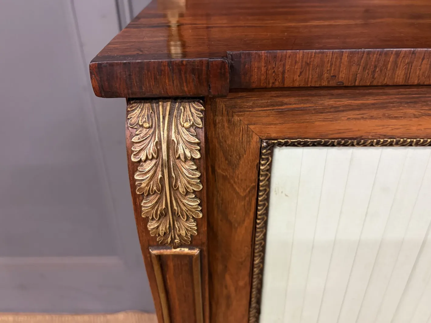 Regency Palisander Nachtschränke, 1810, 2er Set