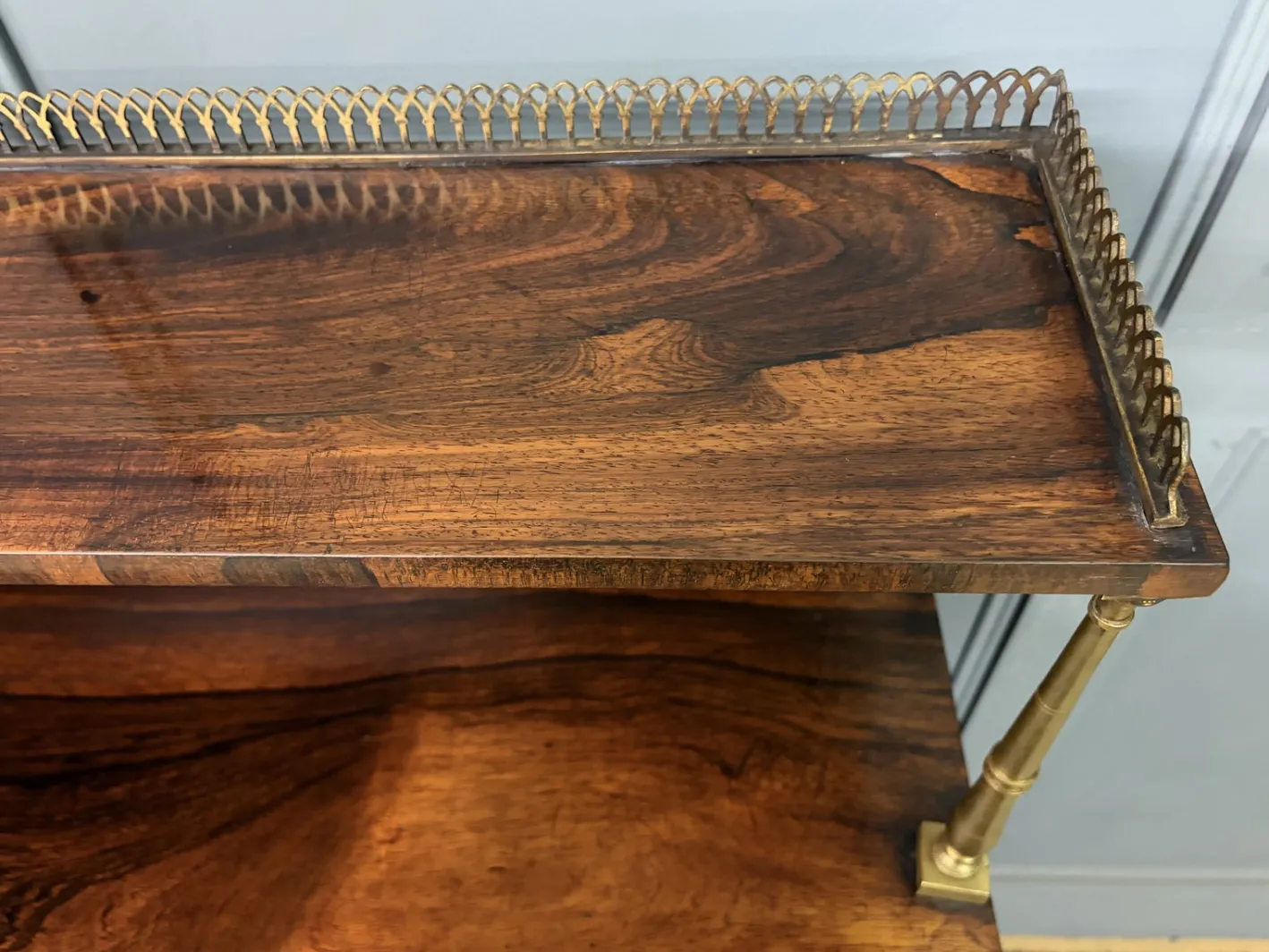 Regency Palisander Nachtschränke, 1810, 2er Set