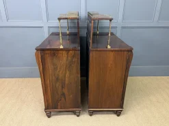 Regency Palisander Nachtschränke, 1810, 2er Set