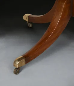 Regency Schlagzeugtisch aus Mahagoni, 1830