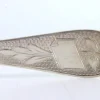 Reis- und Servierlöffel in Guilloche Silber