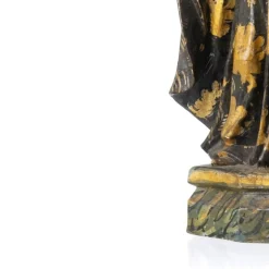 Religiöse Künstlerin, Holzskulptur der Heiligen Rita, 18. Jh