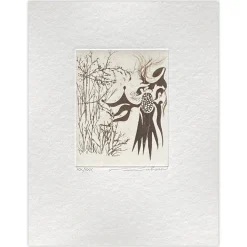 Renée Lubarow, Lerne zu ... Schwarzweiß, 1983, Radierungen, 7er Set