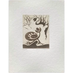 Renée Lubarow, Lerne zu ... Schwarzweiß, 1983, Radierungen, 7er Set
