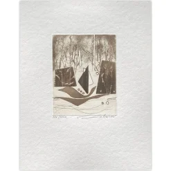 Renée Lubarow, Lerne zu ... Schwarzweiß, 1983, Radierungen, 7er Set