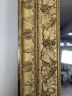 Restauration Spiegel mit Dekoration in Wein-Optik
