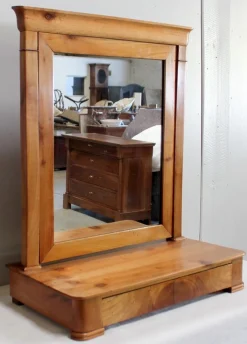 Restaurationszeitraum Kirschholz Psyche Schrank, 1800s