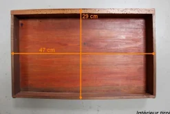 Restaurationszeitraum Kirschholz Psyche Schrank, 1800s