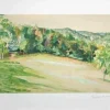 Reynold Arnould 1, Landschaftszeichnung, 1960, Aquarell