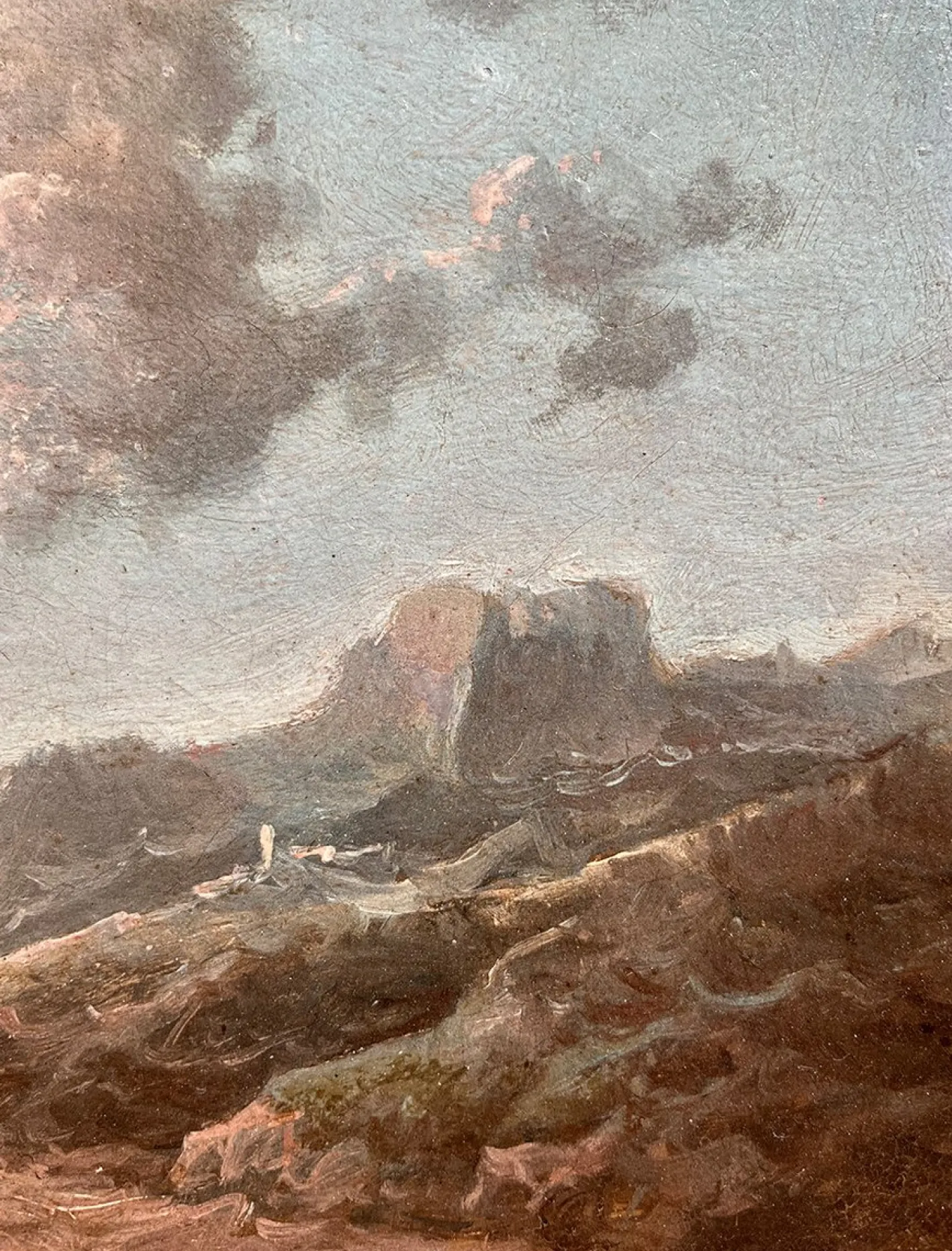 Richard Wilson, Landschaft, Öl auf Leinwand, 18. Jh., gerahmt