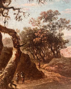 Richard Wilson, Landschaft, Öl auf Leinwand, 18. Jh., gerahmt