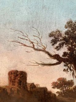 Richard Wilson, Landschaft, Öl auf Leinwand, 18. Jh., gerahmt
