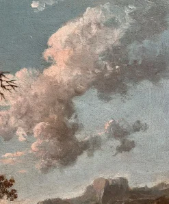 Richard Wilson, Landschaft, Öl auf Leinwand, 18. Jh., gerahmt