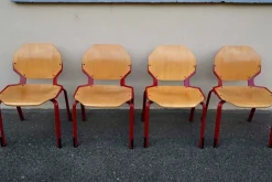 Rio Stühle von Fröscher, 1985, 4er Set