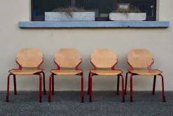 Rio Stühle von Fröscher, 1985, 4er Set