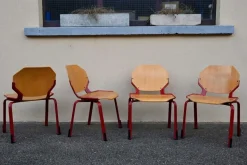 Rio Stühle von Fröscher, 1985, 4er Set