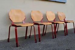 Rio Stühle von Fröscher, 1985, 4er Set