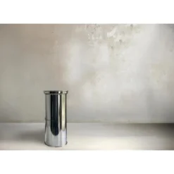 Rl 08 Zylindrischer Sockel aus Gebürstetem Aluminium von Caspal