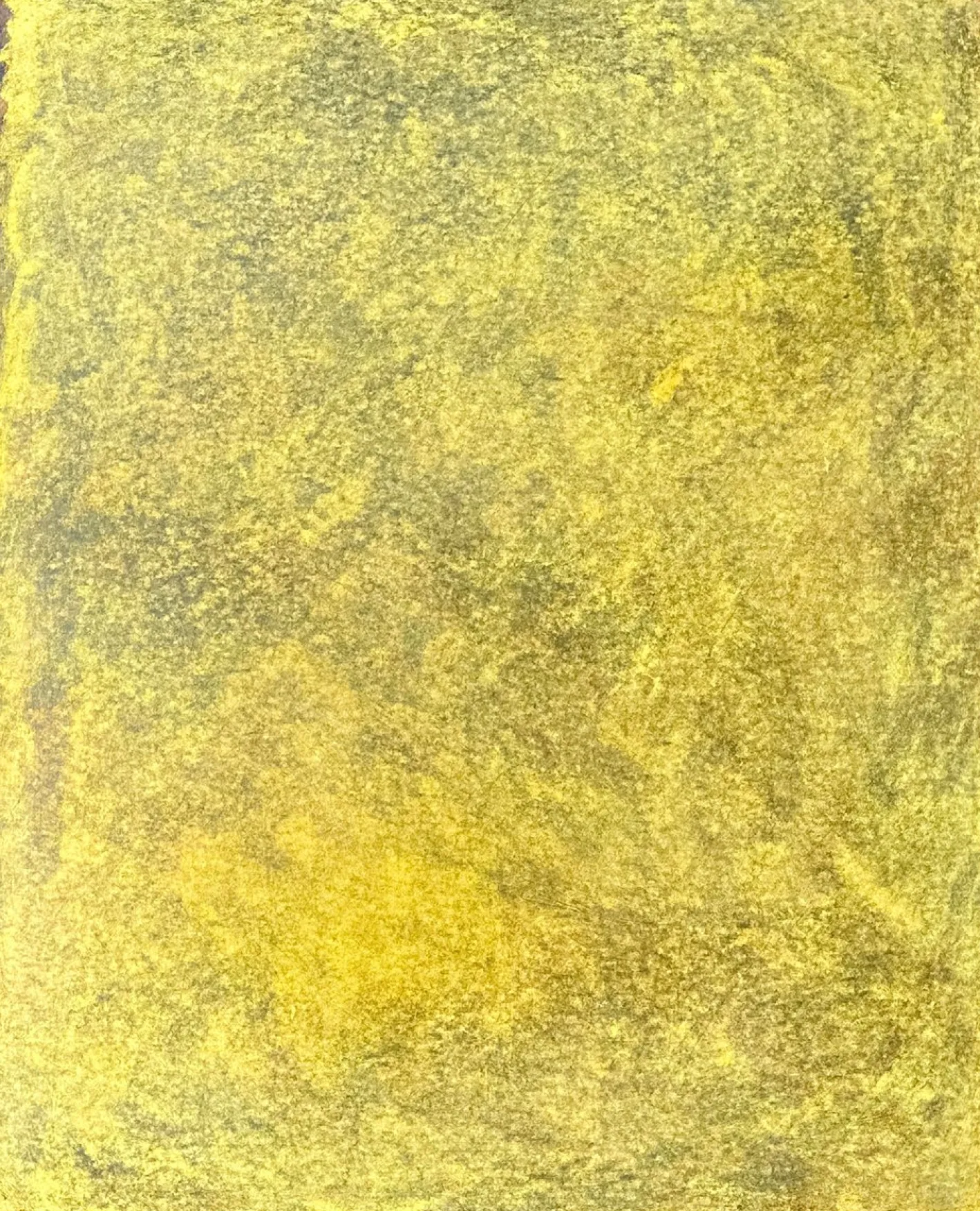 Rolf Hans, Large Framed Monochrome Oil Pastell auf Karton, 1986