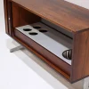 Rolltürschrank aus Palisander & Metall von Nipu, Dänemark, 1960er