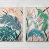 Romina Milano, Birds of Paradise Diptychon, 2026, Mischtechnik auf Papier
