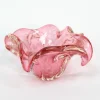 Rosa Murano Glas Tablett, 1960er