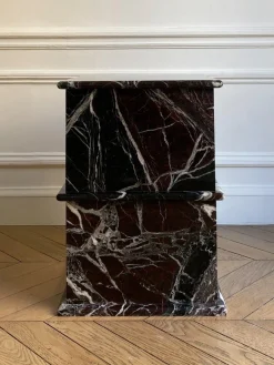 Rosso Levanto Beistelltisch von Almarmo