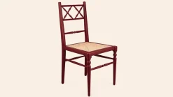Rote Chiara Esszimmerstühle von Ceraudo, 2er Set