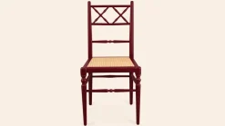 Rote Chiara Esszimmerstühle von Ceraudo, 2er Set