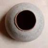 Rote Psykter Vase aus Steingut von Elena Vasilantonaki