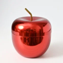 Roter Apfel Eiskübel von Ettore Sottsass für Rinnovel, 1960er
