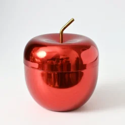 Roter Apfel Eiskübel von Ettore Sottsass für Rinnovel, 1960er