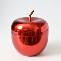 Roter Apfel Eiskübel von Ettore Sottsass für Rinnovel, 1960er