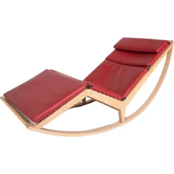 Roter Canapo Schaukelstuhl, Franco Albini zugeschrieben für Cassina, Italien, 2010