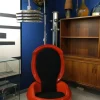 Roter Spage Age Garten Egg Chair von Peter Ghychy, 1960er