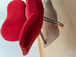 Rotes wandelbares Sofa Bonaldo zugeschrieben, 1980er