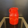 Rote Vintage Vase von den Gebrüdern Cloutier, 1960er