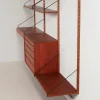 Royal System Wandsystem mit Schreibtisch, Schubladenelement und Regalen von Poul Cadovius für Cado, 1960er