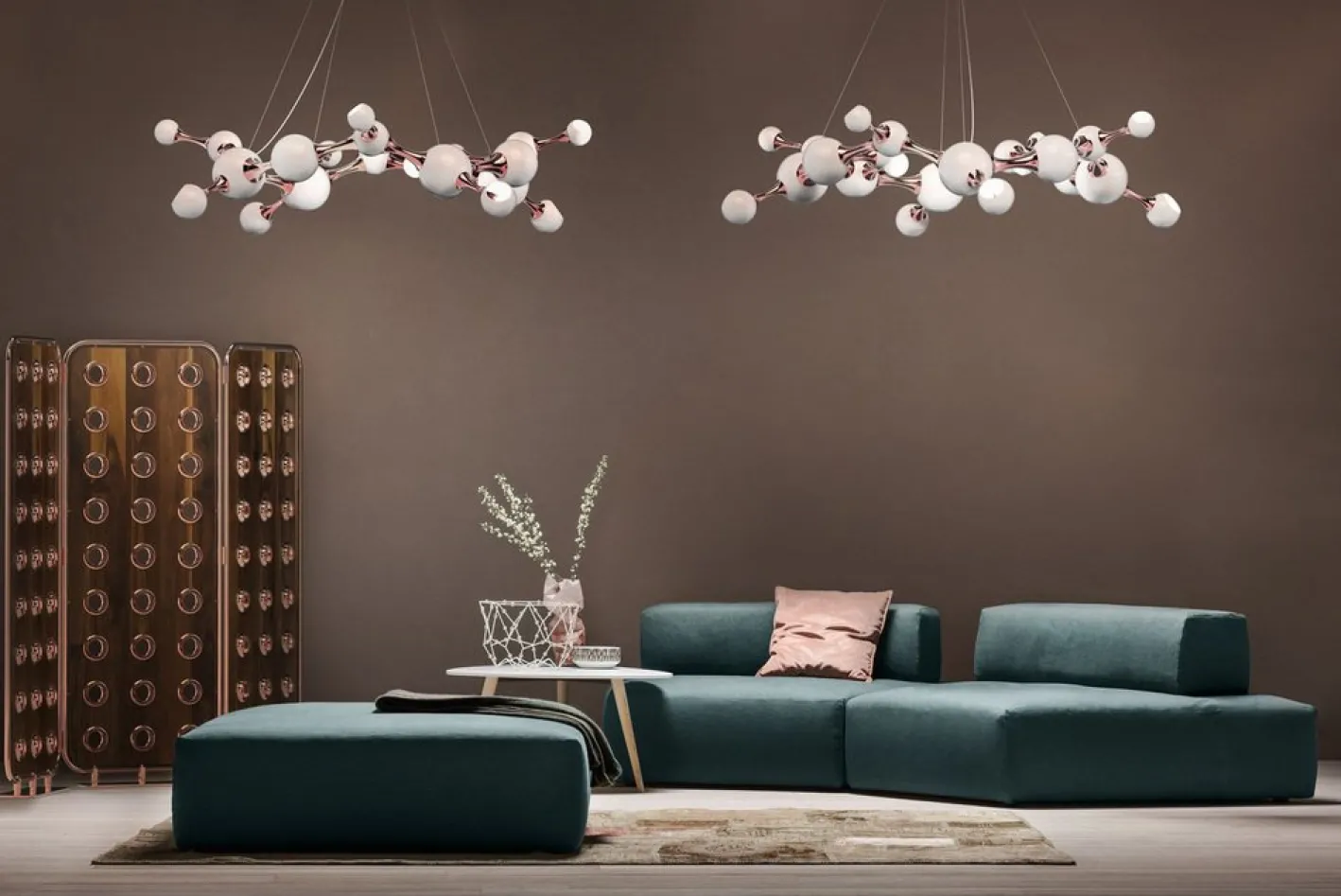 Runde Atomic Pendelleuchte von Delightfull