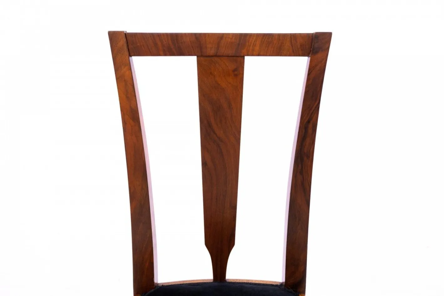 Runder Art Deco Tisch mit Vier Stühlen, 1940er