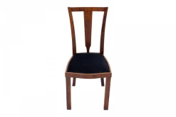 Runder Art Deco Tisch mit Vier Stühlen, 1940er