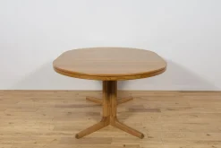 Runder ausziehbarer Mid-Century Esstisch aus Eiche von Farstrup Møbler, Denmark, 1970er