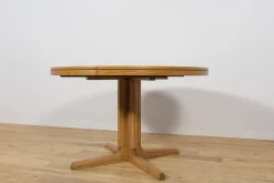 Runder ausziehbarer Mid-Century Esstisch aus Eiche von Farstrup Møbler, Denmark, 1970er