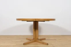 Runder ausziehbarer Mid-Century Esstisch aus Eiche von Farstrup Møbler, Denmark, 1970er