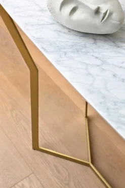 Runder Carrara Star Couchtisch von Olivier Gagnère