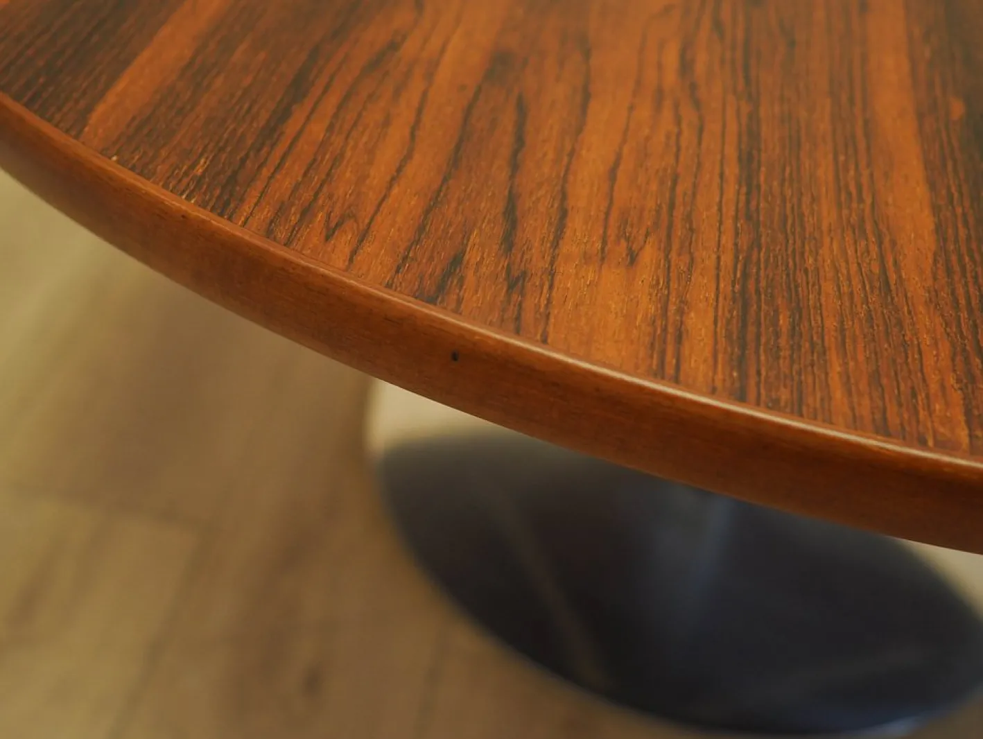 Runder Dänischer Palisander Couchtisch, 1970er