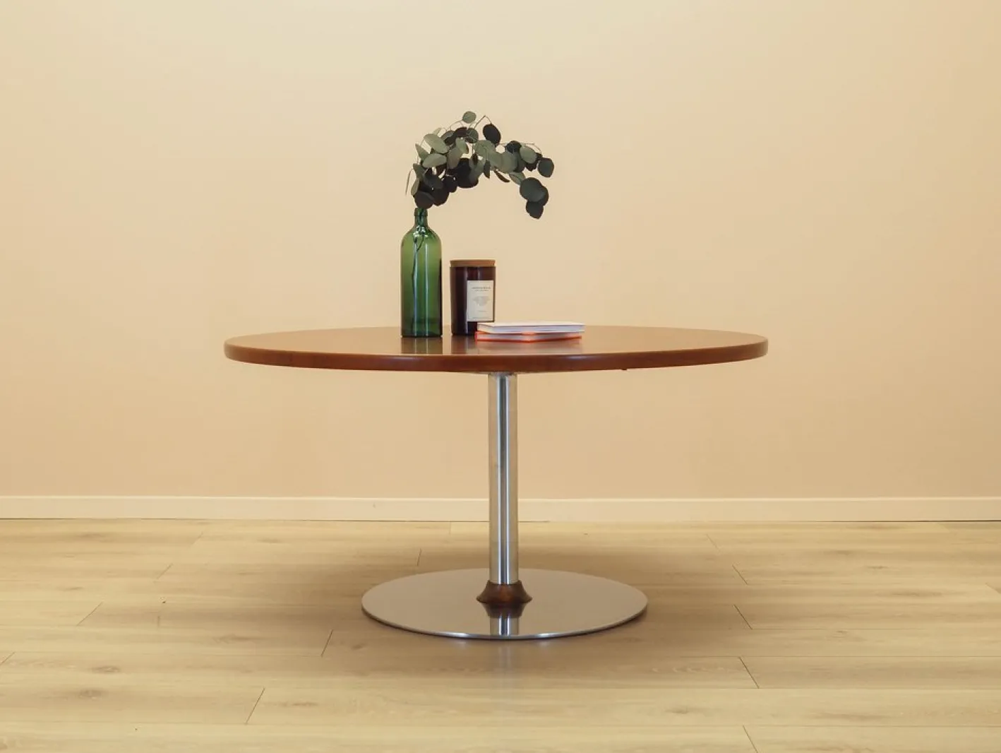 Runder Dänischer Palisander Couchtisch, 1970er