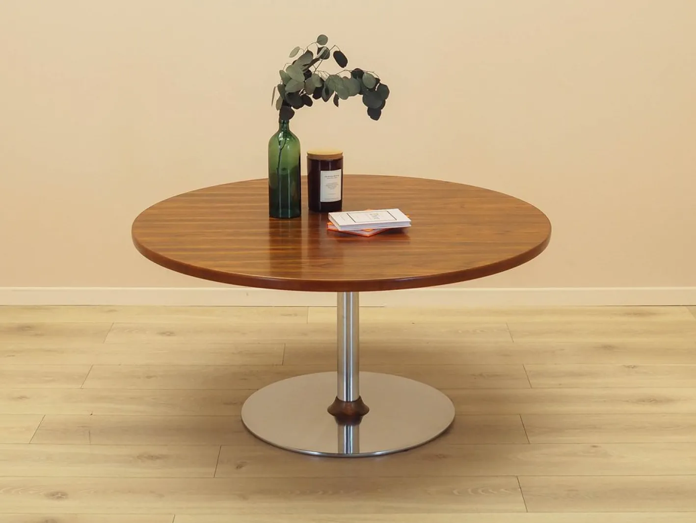 Runder Dänischer Palisander Couchtisch, 1970er